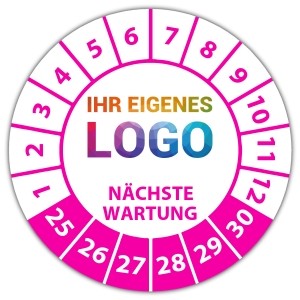 Prüfplakette Nächste Wartung - Prüfplaketten Neutral logo