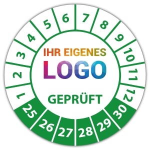 Prüfplakette Geprüft - Prüfplaketten Neutral logo