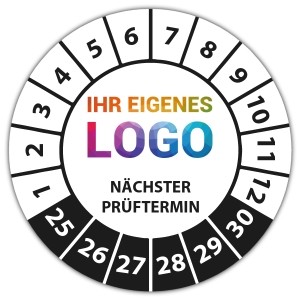 Prüfplakette Geprüft Nächster Prüftermin - Prüfplaketten Neutral logo