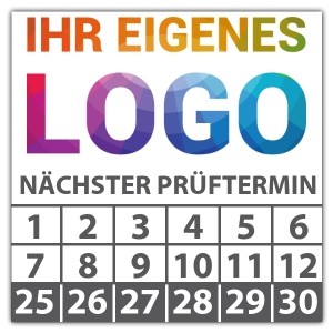 Prüfplakette Geprüft nächster Prüftermin - Prüfplaketten Nächster Prüftermin - Geprüft logo