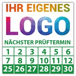 Prüfplakette Nächster Prüftermin - Prüfplaketten Nächster Prüftermin - Geprüft logo