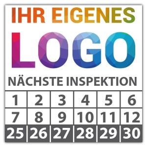 Prüfplakette Nächste Inspektion - Prüfplaketten Neutral logo